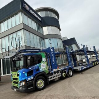 Here's a special bit of Scania kit!💪

Willenhall based, Birway Garage Ltd have taken delivery of this incredible Scania P420 powered by HVO for up to 90% reduction in emissions! This super car transporter comes complete with Transport Engineering Limited '11 Car Odyssey Body' allowing for maximum load capacity and maximised efficiency. 

With handover complete by Keltruck Account Manager, Danny Horobin. This vehicle will now be looked after for the next 7 years by Keltruck, on a full Repair & Maintenance contract.

A truly unique and specialised unit that looks fantastic complete with it's Birway Garage Ltd livery.

#SuppliedByKeltruck #ScaniaHVO #PCab