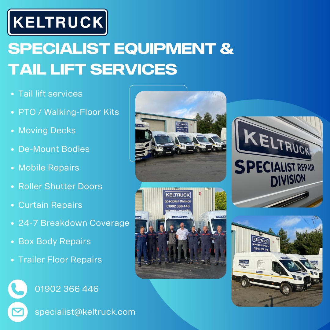 The Keltruck Specialist Division, based in Willenhall, offers a comprehensive range of specialist equipment, trailer & tail lift services.

To read more about the Specialist Division visit - keltruck.com/specialist 

Please do not hesitate to contact the team with any enquiries you may have regarding our Specialist services...

📞 01902 366 446
✉️ specialist@keltruck.com