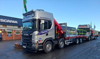 Two more stunning Scania's for Quattro Plant!

These two fantastic Scania 460G XT units define high spec. With full air suspension, all the bells and whistles a cab could need, and top spec Sterling Cheesewedge 'Rail' body.

Supplied by Keltruck Account Manager, Richard Woodland. These units have also been purchased with full R&M for 6 years!

#SuppliedByKeltruck #ScaniaXT