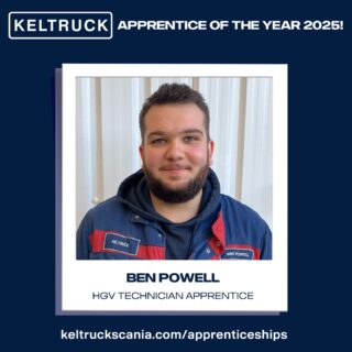 Scania Apprentice of the Year 2025!🎓💙

We'd like to say a massive congratulations and best of luck to Keltruck's very own Ben Powell, Analise Holland, and Kian Harvey. Who will be competing in today's Scania Apprentice of the Year.

These nominations add to what has already been an amazing year for our apprentices, with higher than average distinction rates, and yet another successful apprentice day completed.

On behalf of all of us at Keltruck, well done Ben, Analise, and Kian. We are all so proud of your achievements!

#WorkWithTheBest