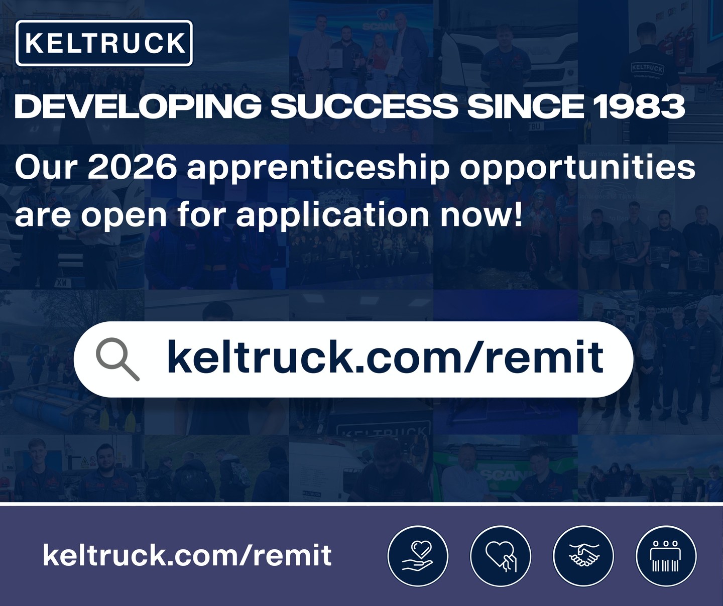 Keltruck Apprenticeship Opportunities for 2026 are now OPEN!🎉💙🛠️
Join the largest independent Scania dealer in the world and pave the way for another incredible year for our apprentices!
This year our apprentices have:
✅Appeared in the Scania world skills finals
✅Won apprentice of the year
✅Achieved 80% Distinction rates
✅Celebrated at the Keltruck Apprentice Day
You could be next!
Search all our roles at keltruck.com/remit
#WorkWithTheBest #KeltruckApprenticeships2026