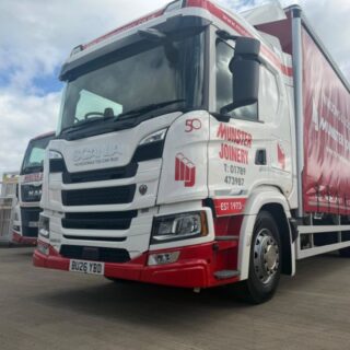 Take a brake from scrolling, and enjoy this incredible Scania G420 delivered to Munster Joinery!
Supplied by Keltruck Account Manager, Russ Kelly. This stunning unit is almost every box ticked for spec. And is finished off brilliantly with the Munster Joinery livery, truly making the vehicle their own.
The unit will now be maintained on an extended maintenance package, for added peace of mind and to ensure maximum uptime and efficiency.
#SuppliedByKeltruck