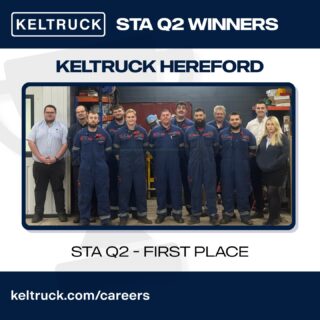 Keltruck's Scania Service Team Award (STA) success has continued in Quarter 2, with another top 3 lockout!
Following on from the brilliant Q1 results, Keltruck Hereford, Cheltenham, and Groby's efforts have made for yet another outstanding result, in what was another intense battle for the top spots.
On behalf of all of us at Keltruck, congratulations Keltruck Hereford, Cheltenham, and Groby on your achievements!
#WorkWithTheBest