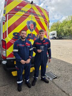 Congratulations to Morgan Neal, one of two winners of this years Highly Commended Apprentice award⭐💙🏆
Pictured below with his mentor, HGV Technician, Greg Lakin. Morgan has continually gone above and beyond to help support his colleagues and our customers efficiently and effectively, demonstrating clear use of the Keltruck core values to support his personal development.
Very well done, Morgan. On behalf of all of us at Keltruck we congratulate you on this fantastic achievement👏🎓
#WorkWithTheBest
