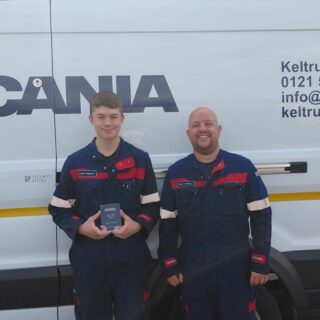 Congratulations, Archie Robinson. Our other winner of this years Highly Commended Apprentice award ⭐💙🏆
Pictured below with his mentor, HGV Technician, Ricky Franklin. Archie has gone above and beyond in his role, supporting his team at depot with the highest level of professionalism, everyday.
On behalf of all of us at Keltruck, congratulations Archie and thank you for your continued hard-work and commitment to your professional development.
#WorkWithTheBest