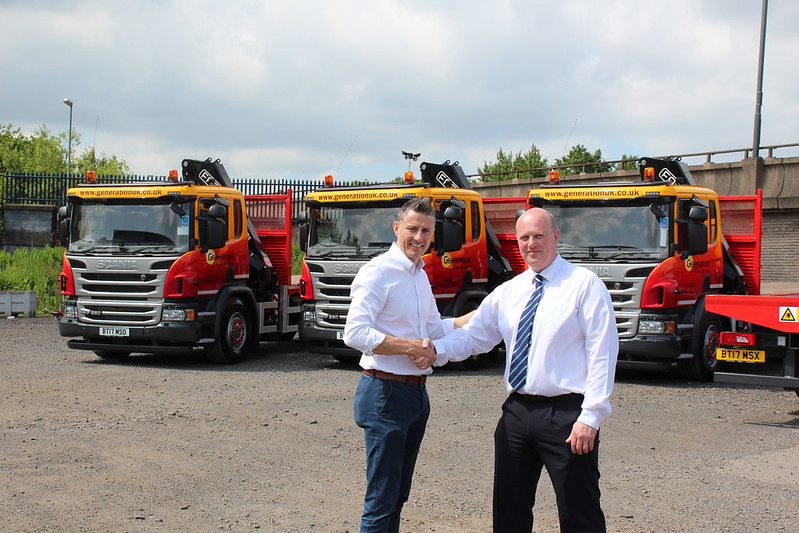 Keltruck supplies fuelsaving Scania trucks to Generation UK Keltruck
