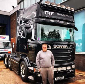 DTF Transport used Scania truck supplied by Keltruck